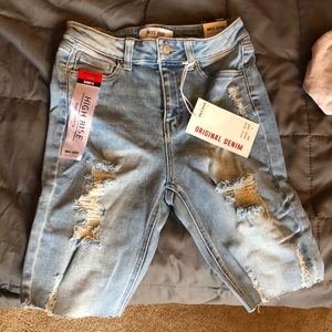 Wax Jean High Rise Biker Shorts